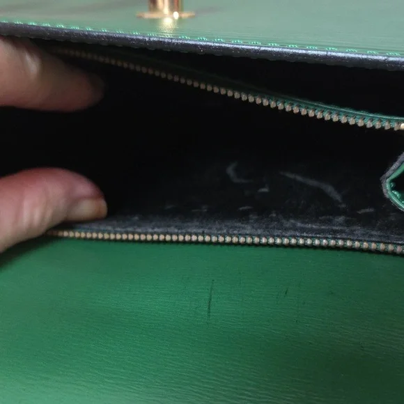 LOUIS VUITTON ULTRA RARE VINTAGE 1994 EPI LEATHER MALESHERBES BAG EXCELLENT COND - Picture 14 of 17